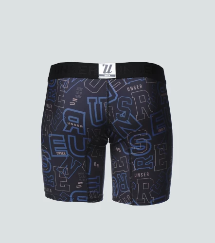 Alvin Boxer Microfibra Combinado Con Estampado De Texto UnserNG