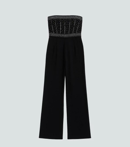 Enterizo Con Adornos Plateados DerekNG