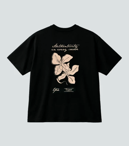 Damian T Shirt Boxy Estampada TyperNG