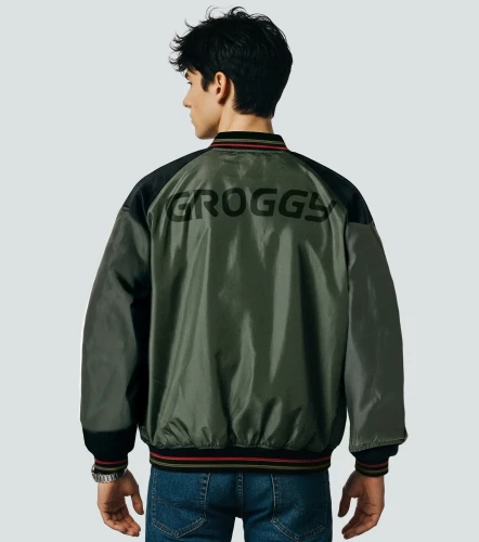 Conall Chaqueta Bomber Masculina GroggyVO