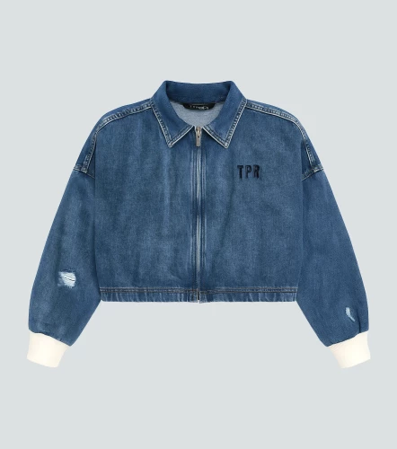 Valeria Chaqueta Boxy En Denim TyperAZ