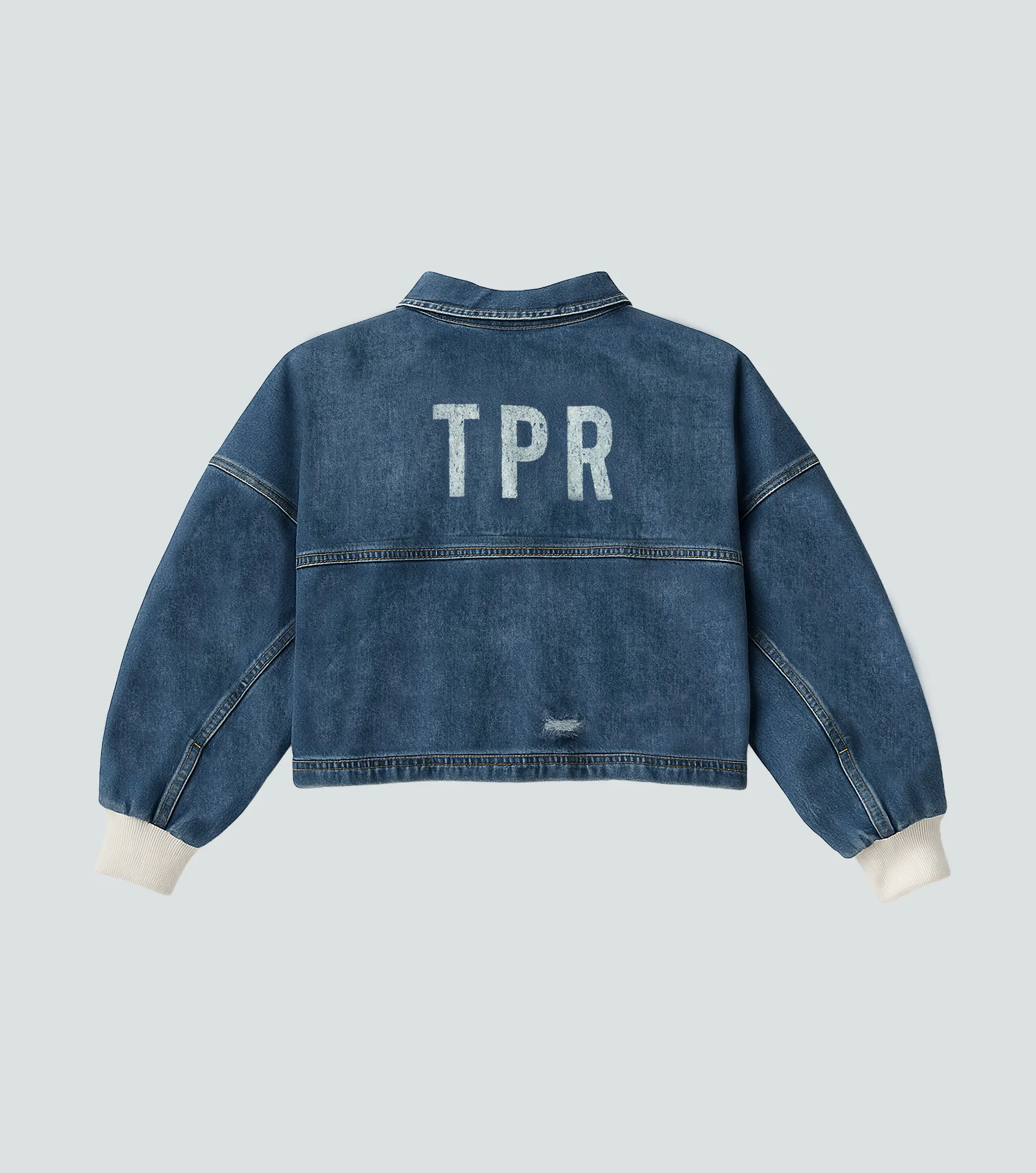 Valeria Chaqueta Boxy En Denim Typer 835271 AZ