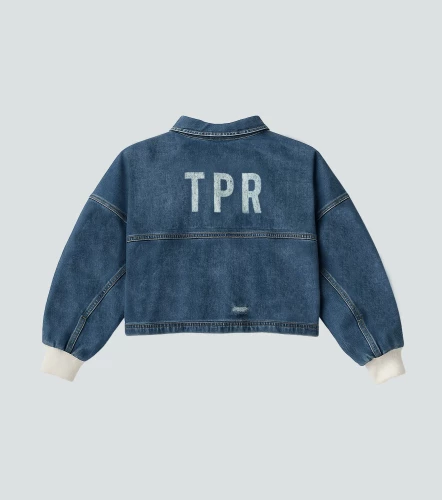 Valeria Chaqueta Boxy En Denim TyperAZ