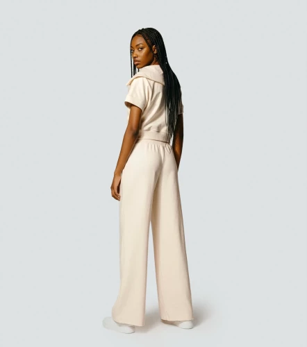 Gigi Set Pantalon Y Blusa Con Maxicuello Oversize TyperBH