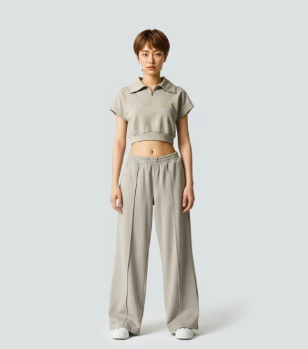 Gigi Set Pantalon Y Blusa Con Maxicuello Oversize TyperGR