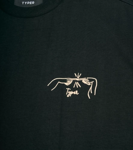 William T Shirt Oversize Estampada TyperNG