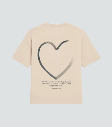 William T Shirt Oversize Estampada TyperTP