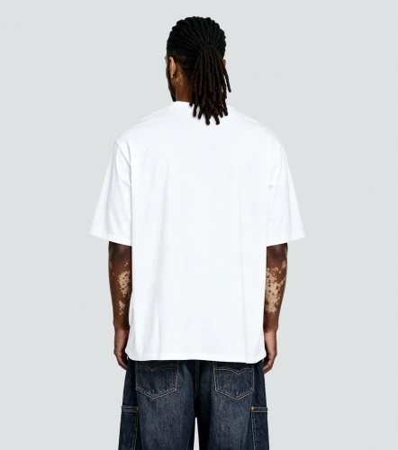 Bruno T Shirt Oversize Bordado En Cuello TyperBL