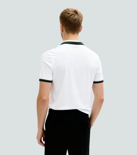 Comfort Yesid Polo Para Hombre Unicolor Manga Corta UnserBL