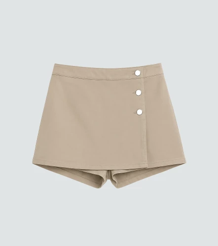 Falda Para Mujer Short En Indigo Con Proceso Vintage Candy DerekCF