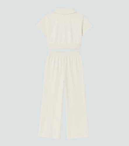 Gigi Set Pantalon Y Blusa Con Maxicuello Oversize TyperBH