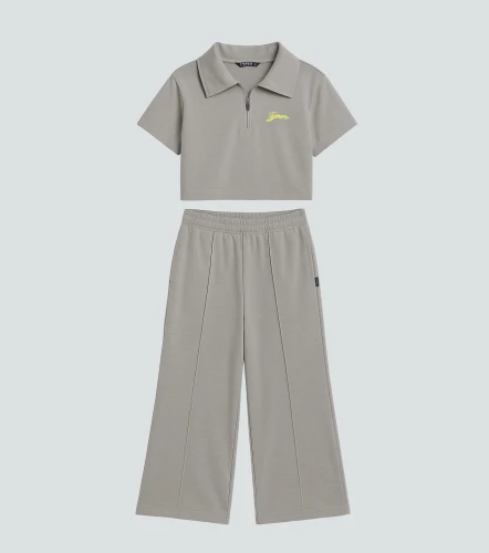 Gigi Set Pantalon Y Blusa Con Maxicuello Oversize TyperGR