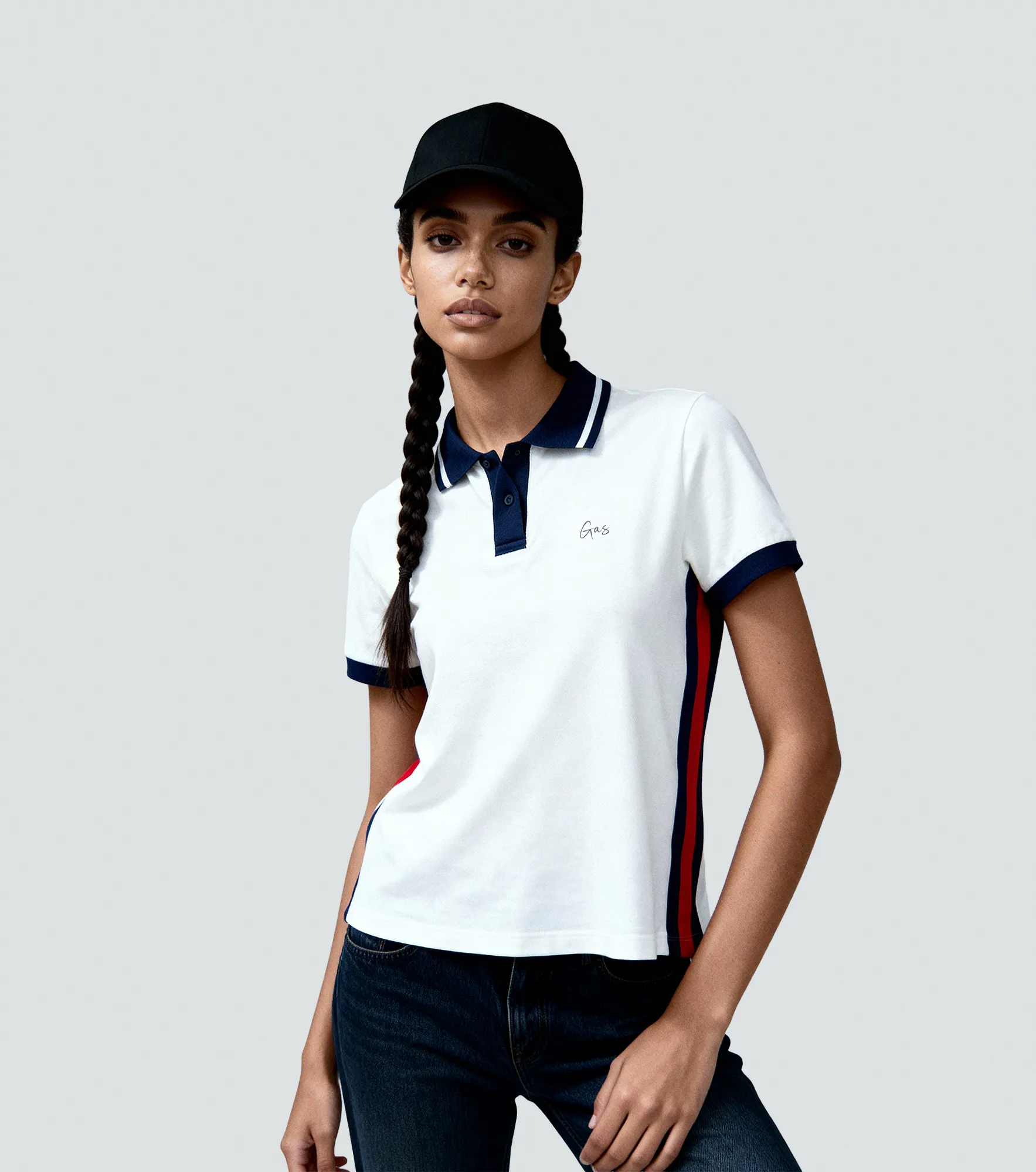 Kylie Polo Slim Fit Femenina Gas 837229 CR