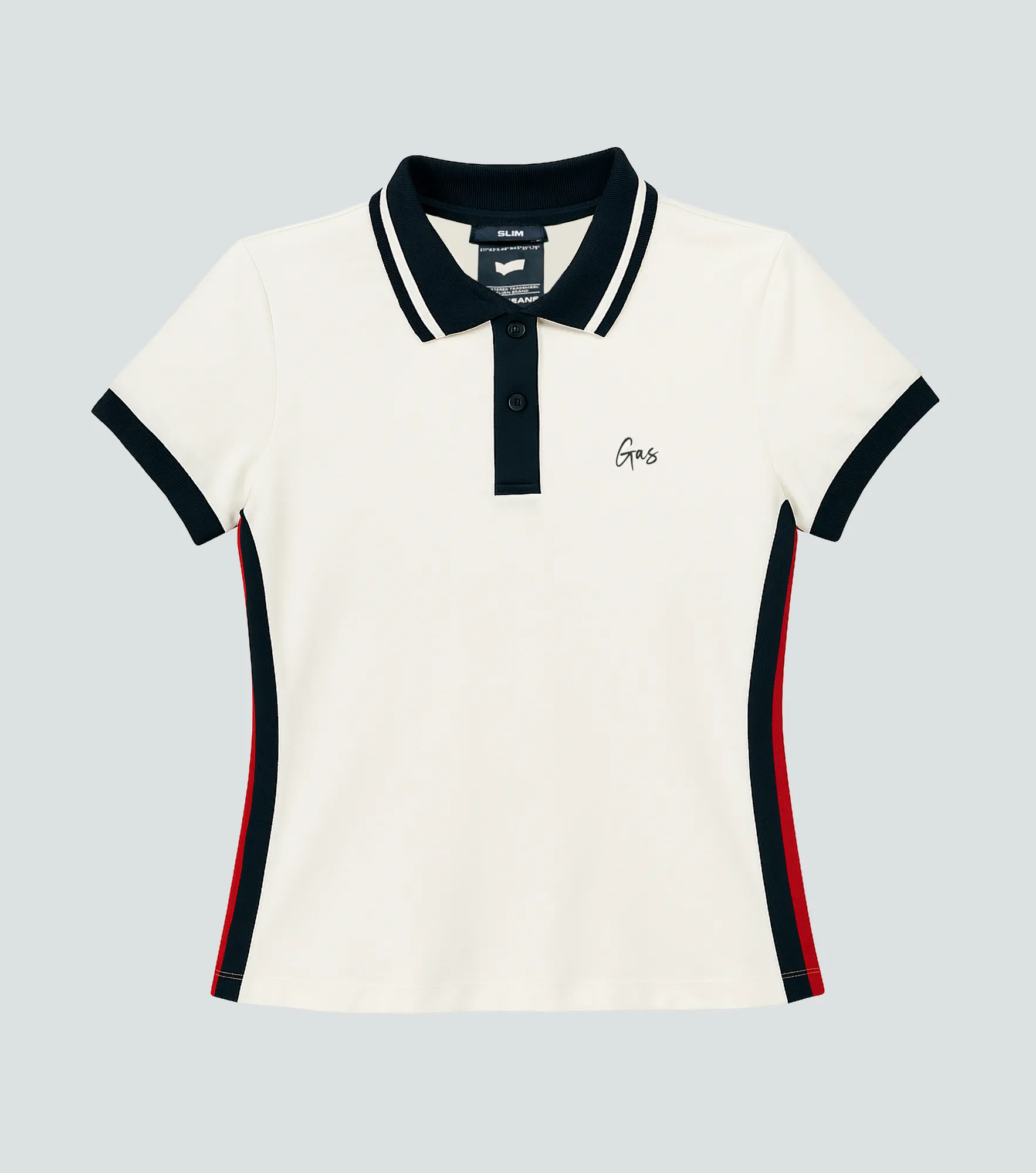 Kylie Polo Slim Fit Femenina Gas 837229 CR