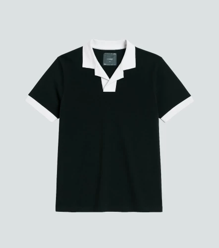 Lucas Polo Con Cuellos Y Punos Combinados TyperNG