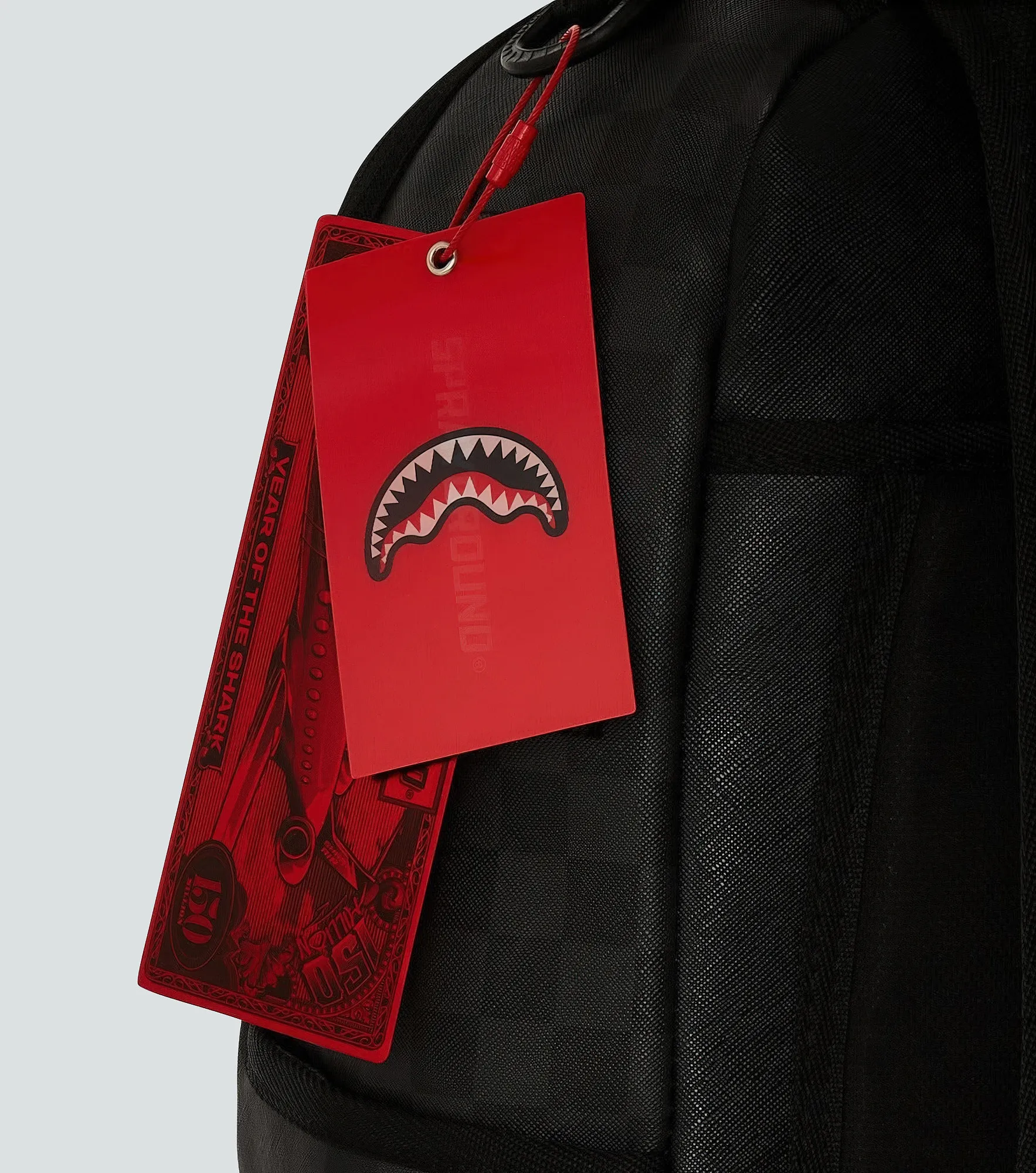 Morral Sprayground Dlxsv Black Chenille Sip 131820 NG
