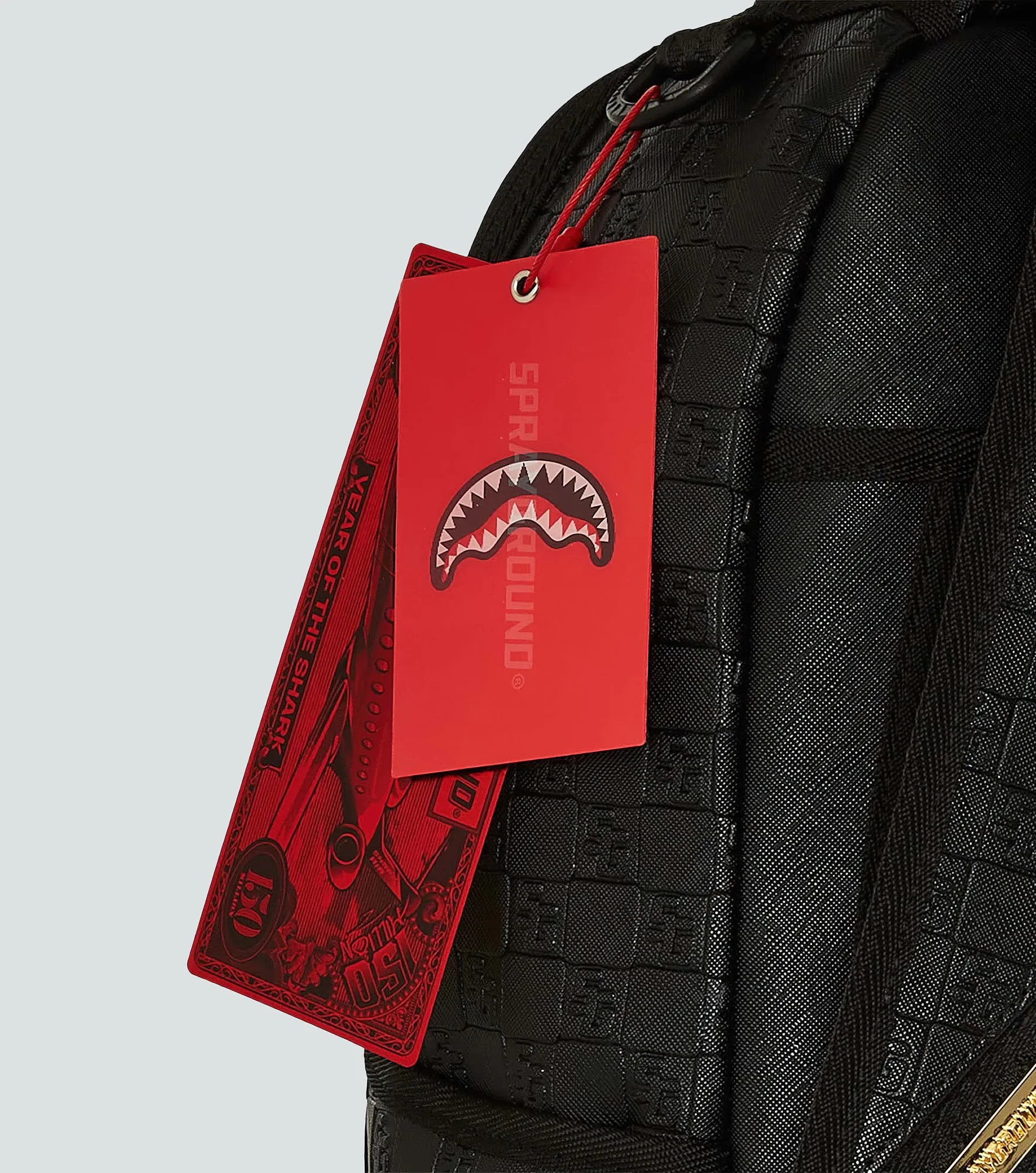 Morral Sprayground Dlxsv Black Out Sharks In Paris 131818 NG