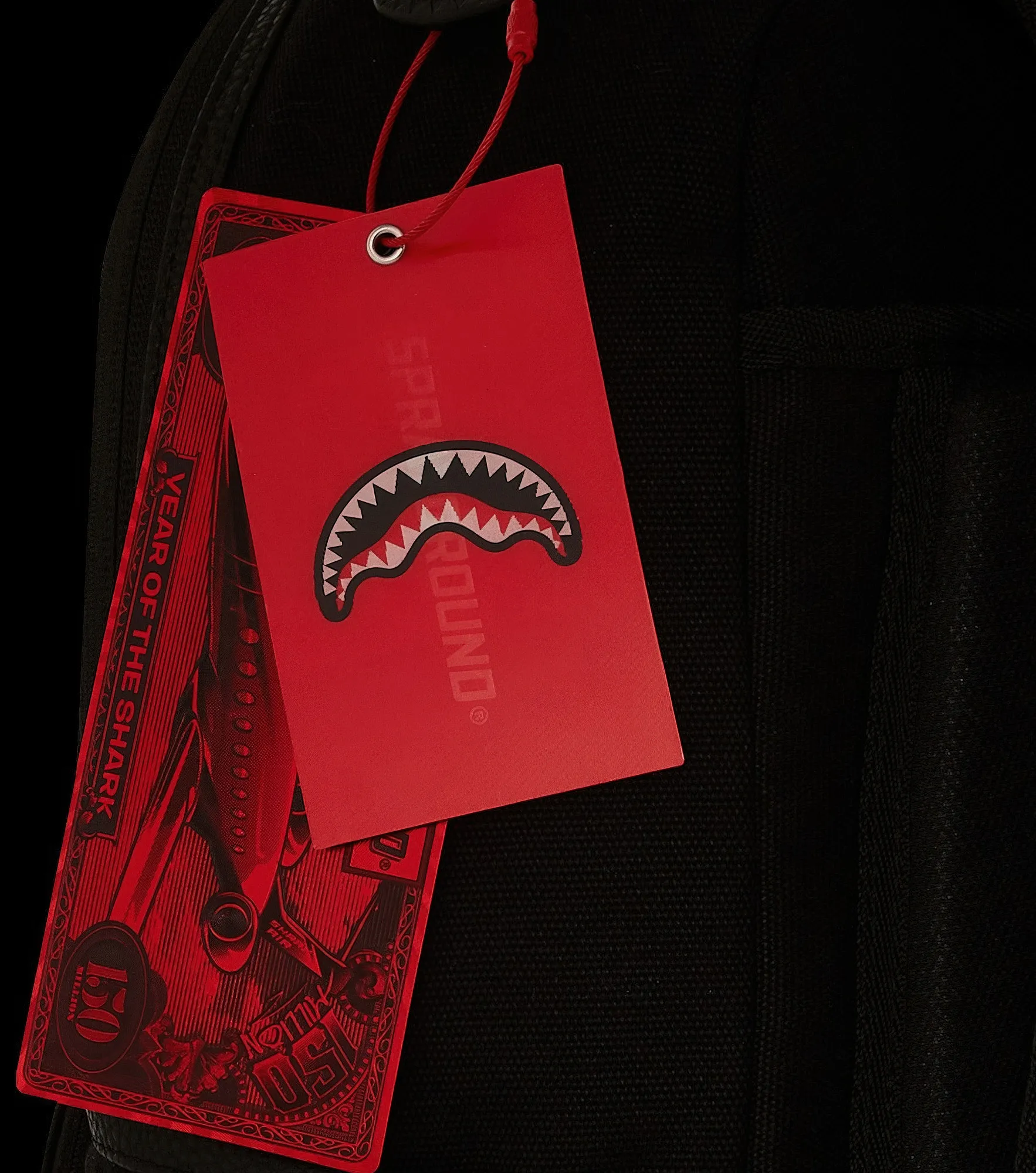 Morral Sprayground Shark Pocket Canavas 131817 NG