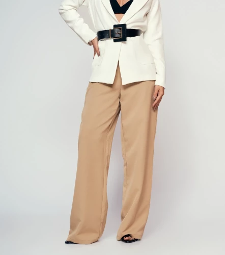 Pantalon Para Mujer Wide Leg Unicolor Andreina DerekCF