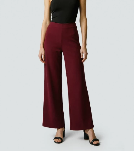 Pantalon Unicolor Para Mujer DerekVT