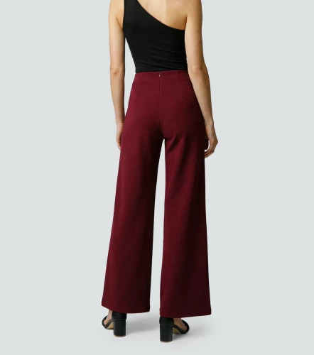 Pantalon Unicolor Para Mujer DerekVT