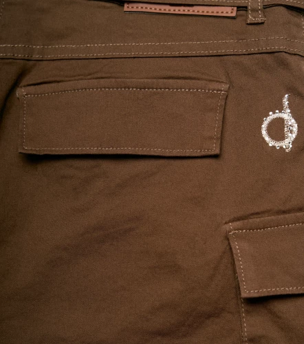 Short Para Mujer Tipo Cargo Unicolor Ivonne DerekCF