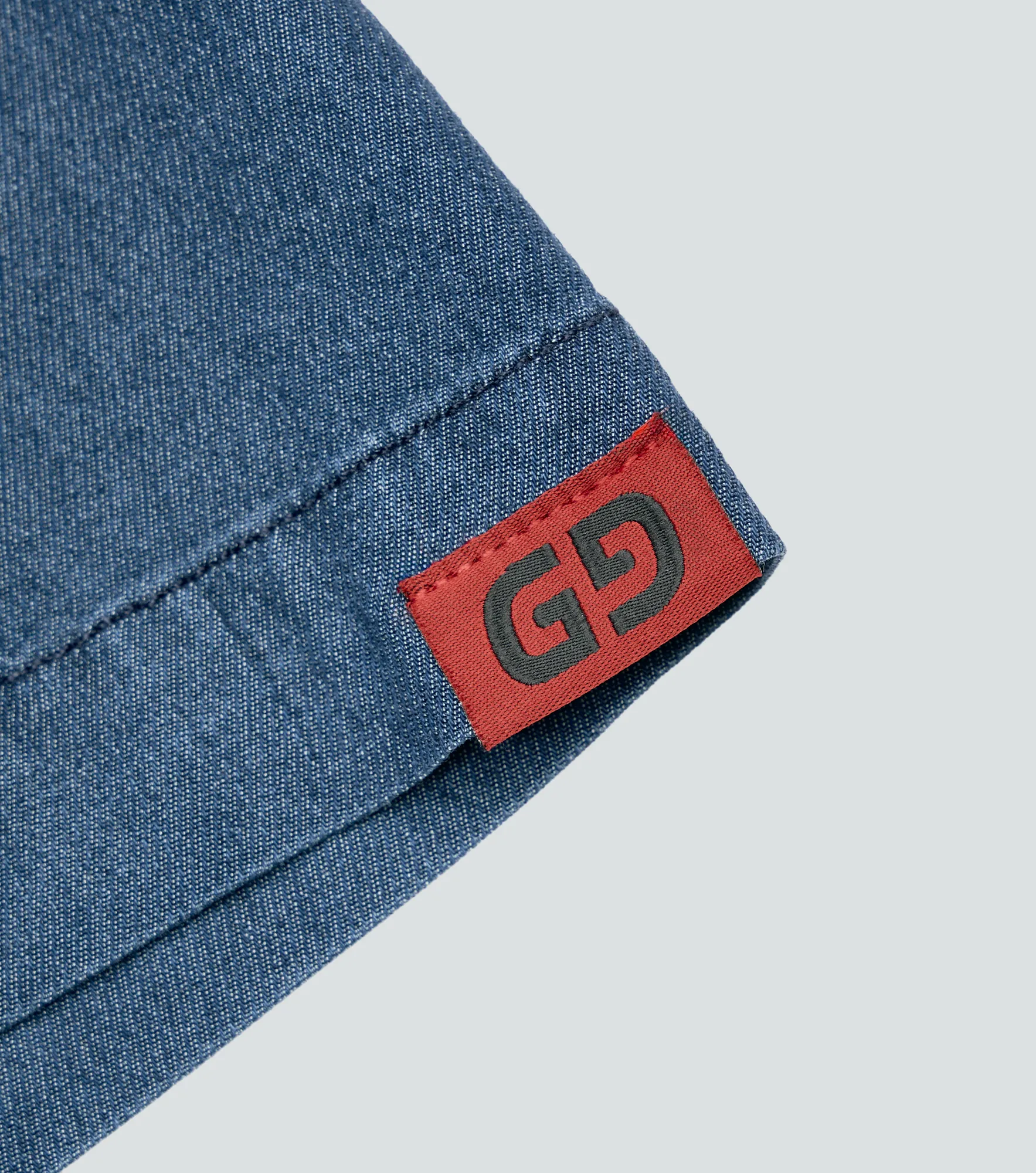 Yves Camisa En Denim Masculina Groggy 834703 AZ