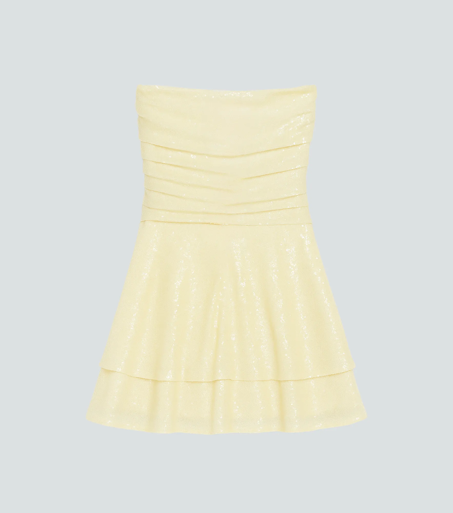 Vestido Strapless Corto Unicolor Derek 837954 AM