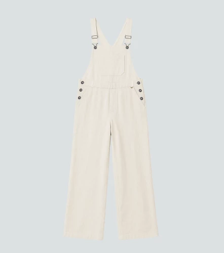 Overol Para Mujer Pantalon En Lino Unicolor DerekAR