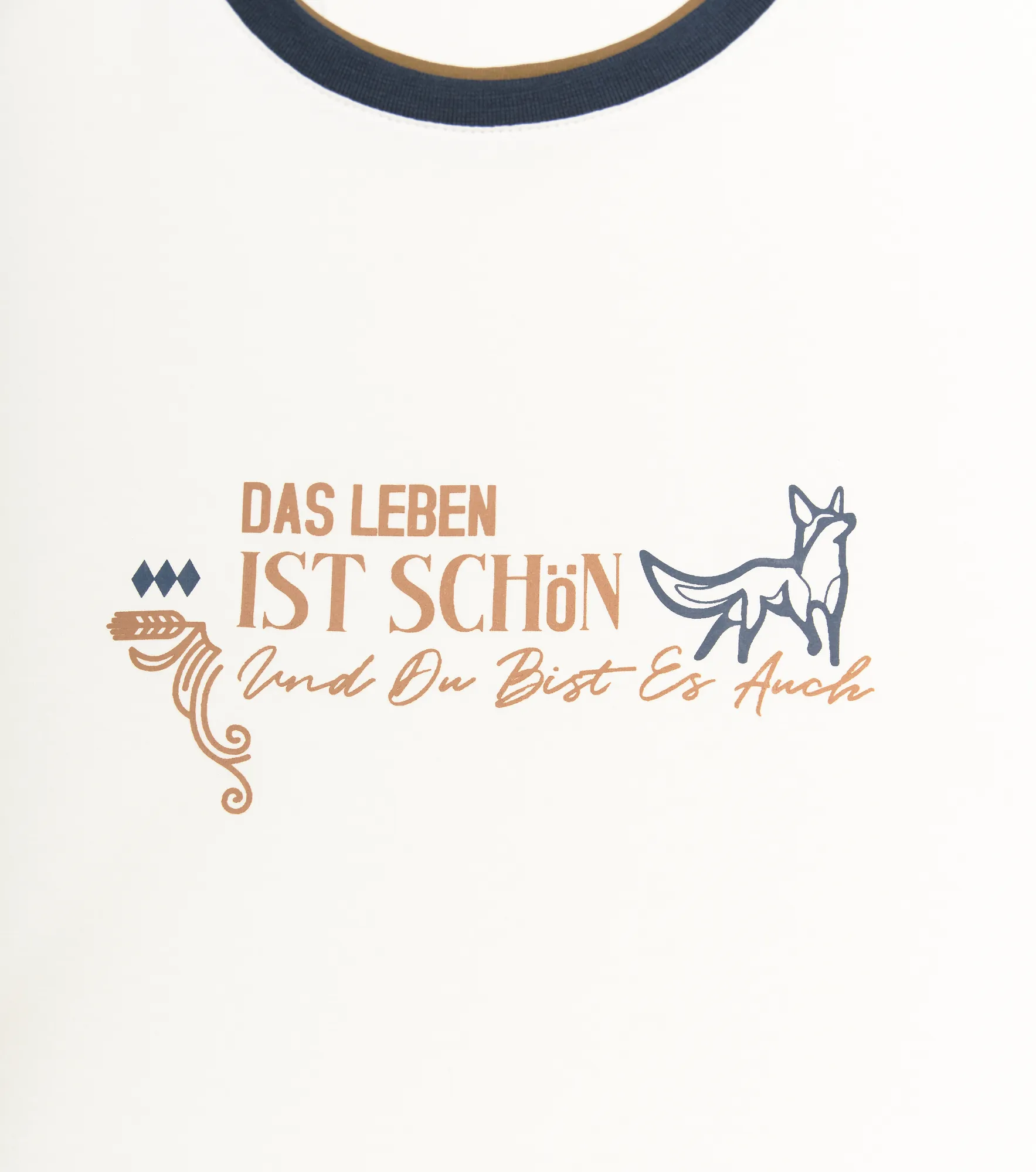 Slim Lucas T Shirt Con Cuello Combinado Con Estampado Unser 836238 AR