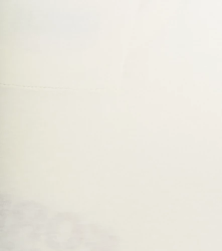 Martina Blusa T Shirt Unicolor Con Tejidos En Puno Y Estampado UnserAR