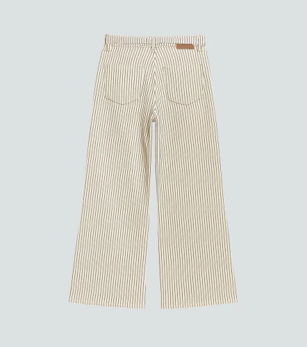 Artis Pantalon Wideleg De Rayas TyperAR