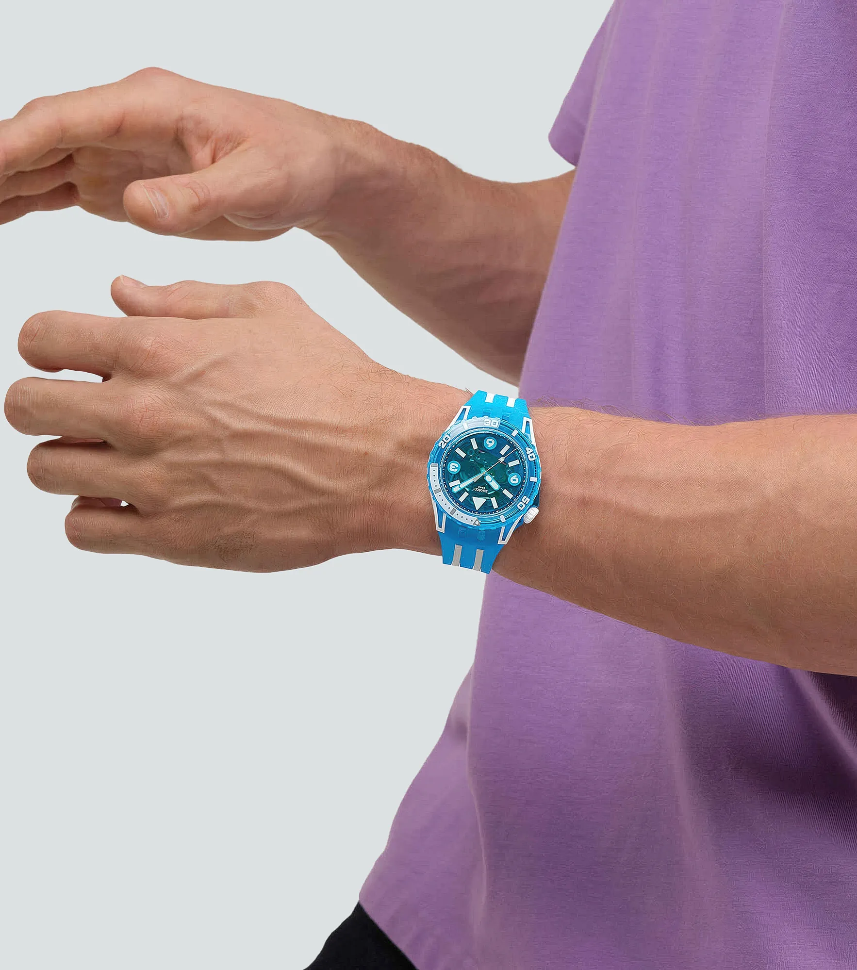 Reloj Swatch Blue Fire 132110 AZ