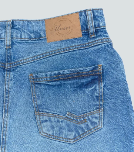 Natalia Short Con Proceso Y Bolsillos UnserAZ