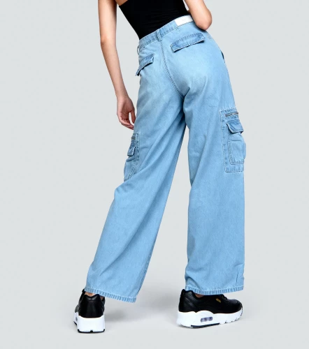 Barcelona Jean Para Mujer Tipo Cargp Britney DerekAZ