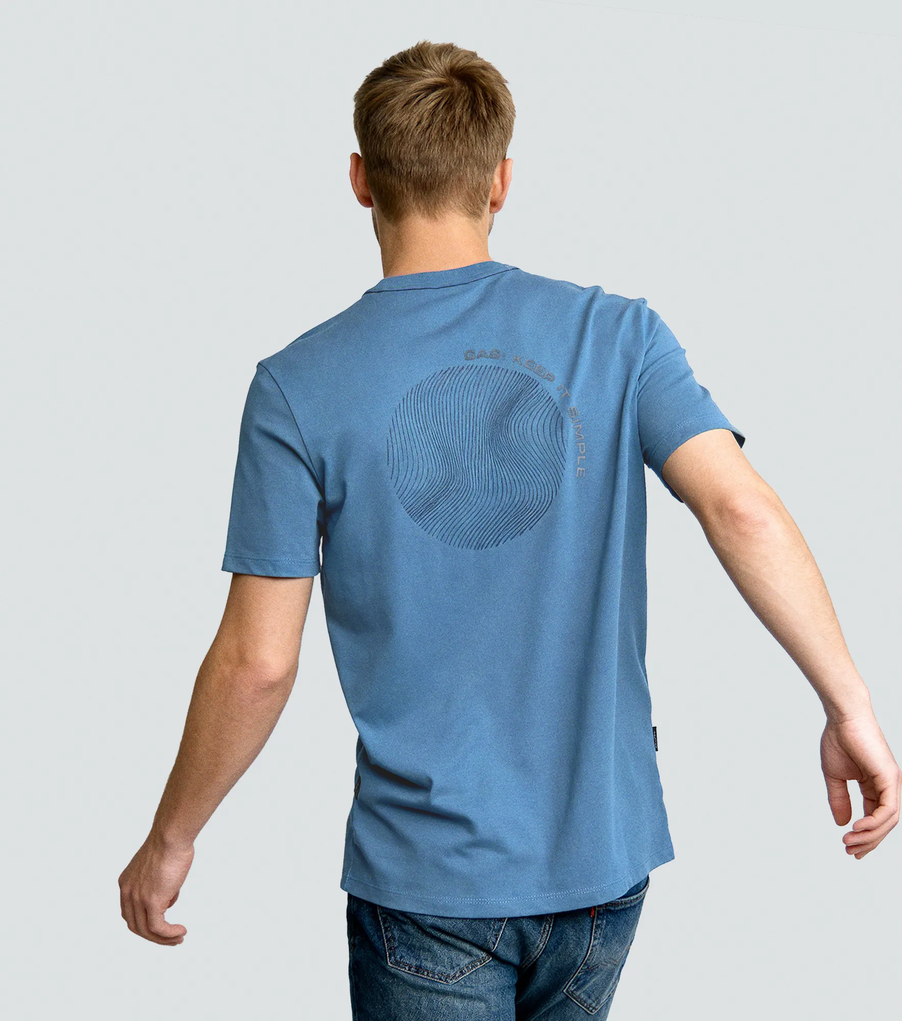 Bardot Camiseta Relaxed Fit Masculino Gas 836721 AZ