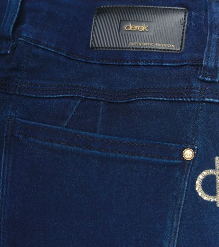 Jean Para Mujer Con Realce 3d Bota Skinny DerekAZ