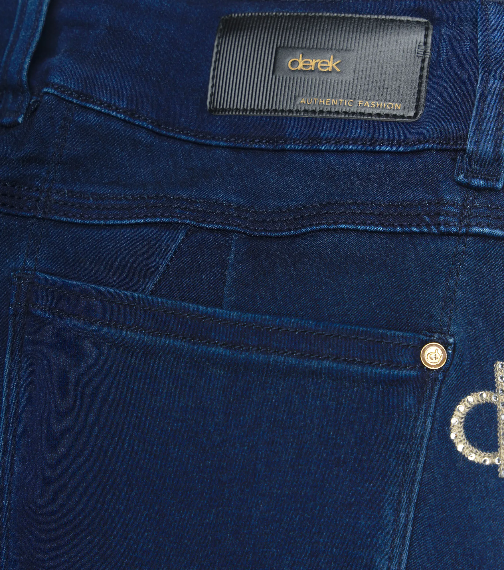 Jean Para Mujer Con Realce 3d Bota Skinny Derek 836850 AZ