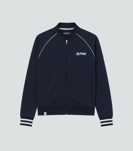 Zoe Buzo Unicolor Con Vivo En Tono Contraste Y Estampado UnserAV