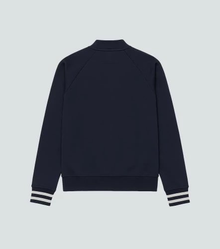 Zoe Buzo Unicolor Con Vivo En Tono Contraste Y Estampado UnserAV