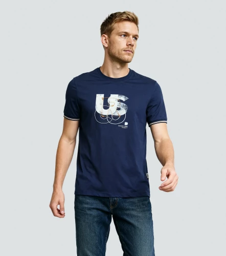 Slim Migue T Shirt Con Combinacion De Tecnicas UnserAV