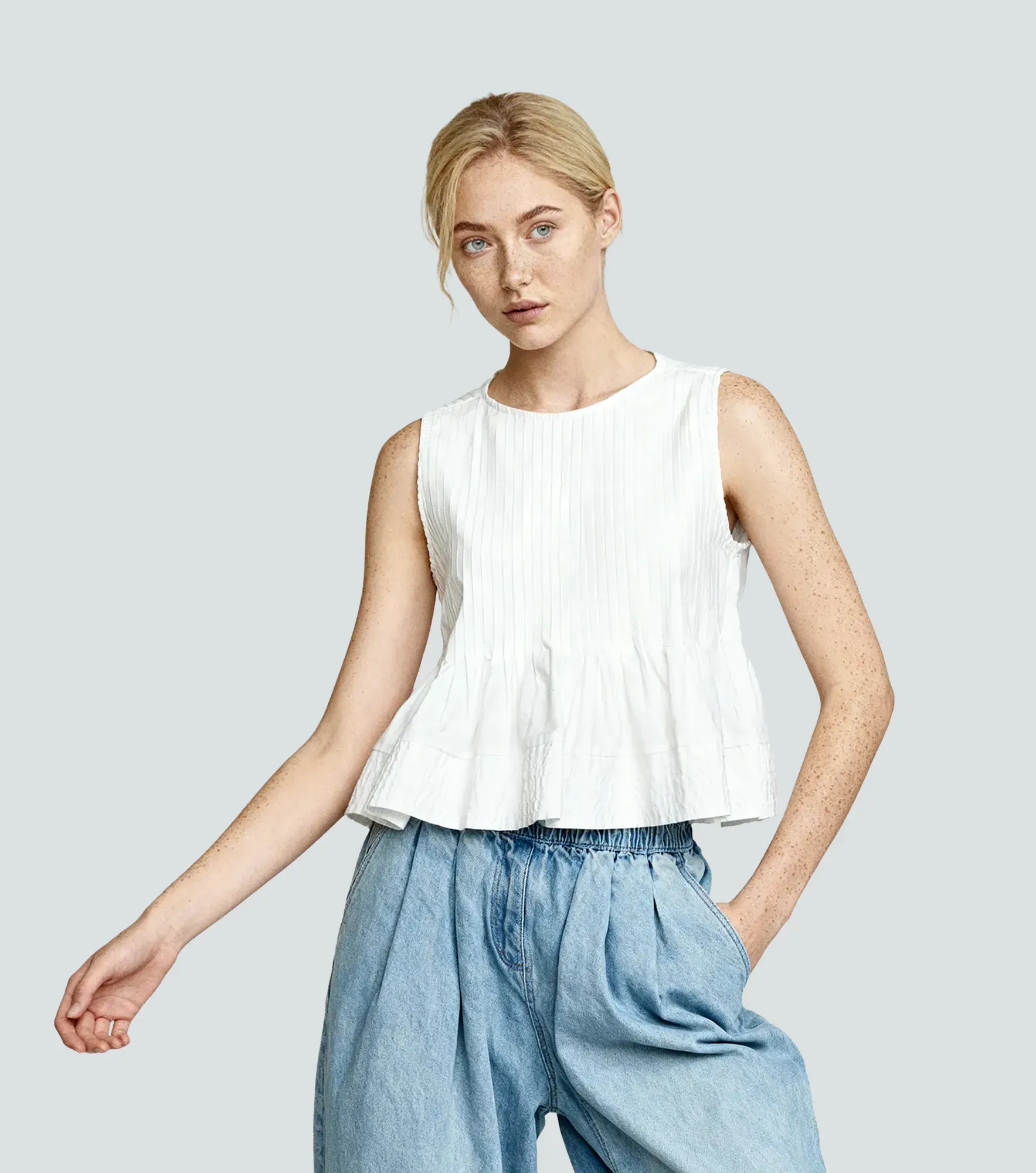 Blusa Para Mujer Con Alforzas Derek Lovely 835468 BL