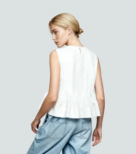 Blusa Para Mujer Con Alforzas Derek LovelyBL