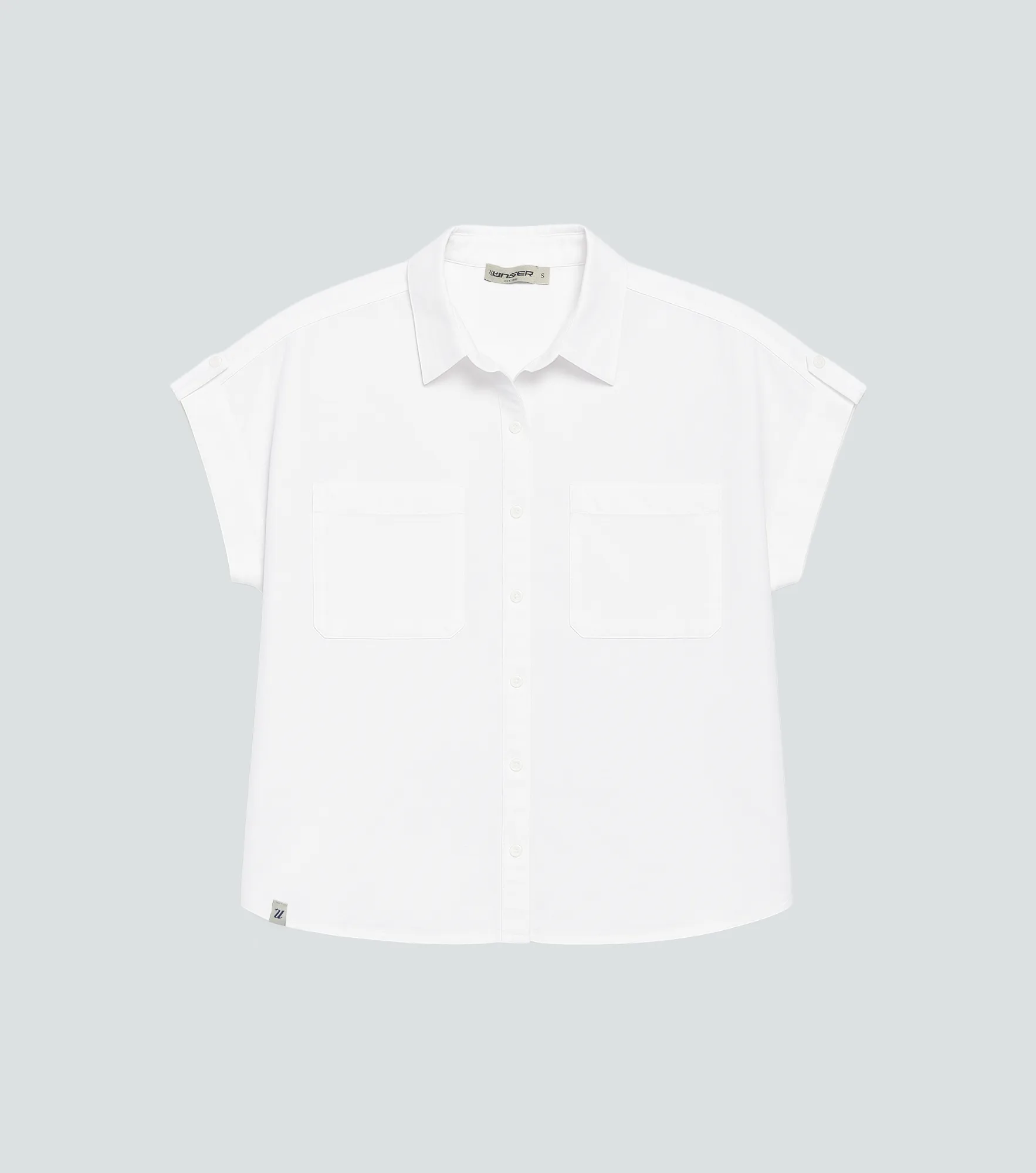 Angel Blusa Manga Sisa Con Charreteras En Hombro Unser 836182 BL