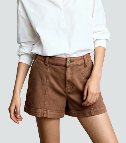 Short En Indigo Para Mujer Antonella DerekCF