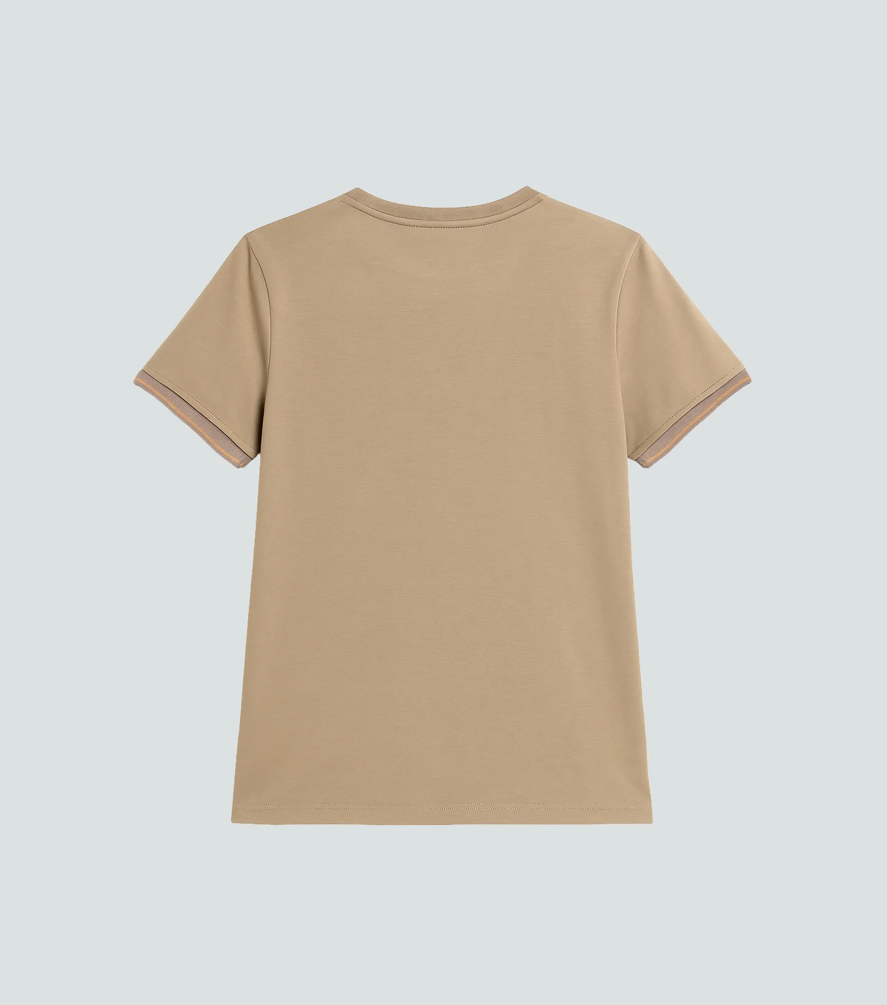 Martina Blusa T Shirt Unicolor Con Tejidos En Puno Y Estampado Unser 836564 AR