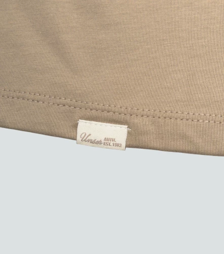 Martina Blusa T Shirt Unicolor Con Tejidos En Puno Y Estampado UnserKQ