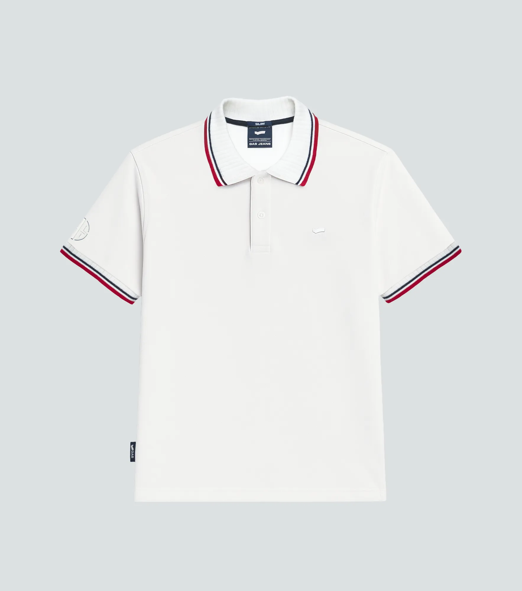 Enzo Polo Slim Fit Masculina Gas 836740 CR