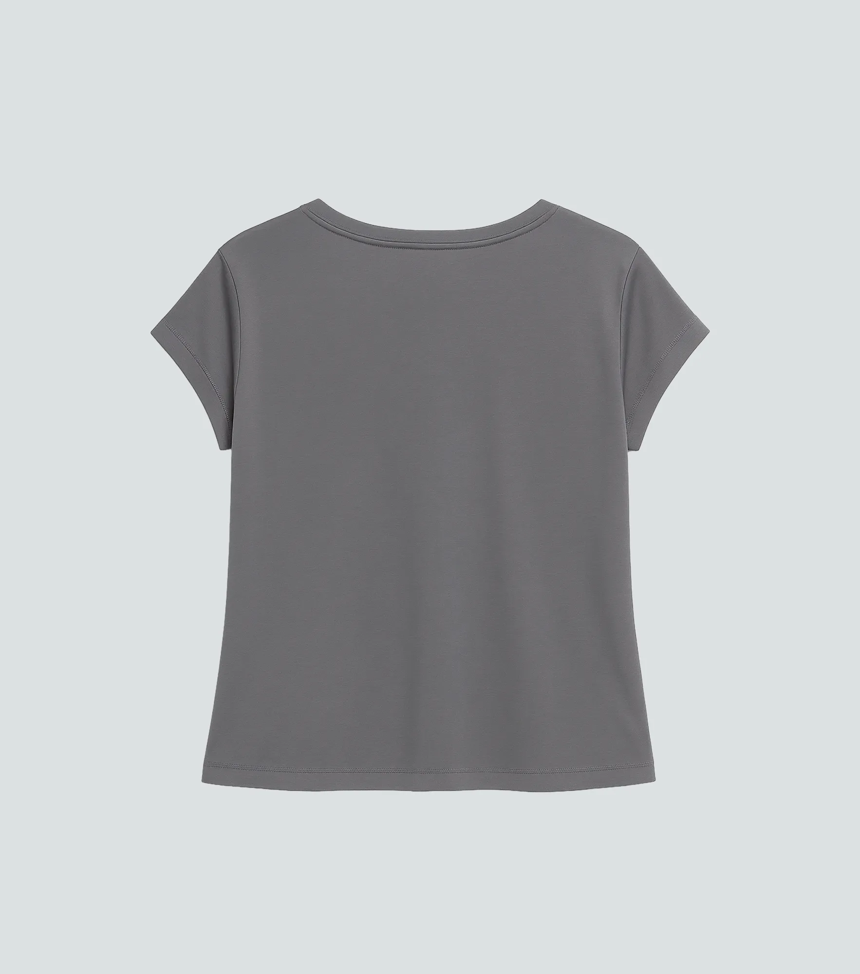 Aitana Blusa T Shirt Unicolor Con Estampado En Delantero Unser 832639 GR