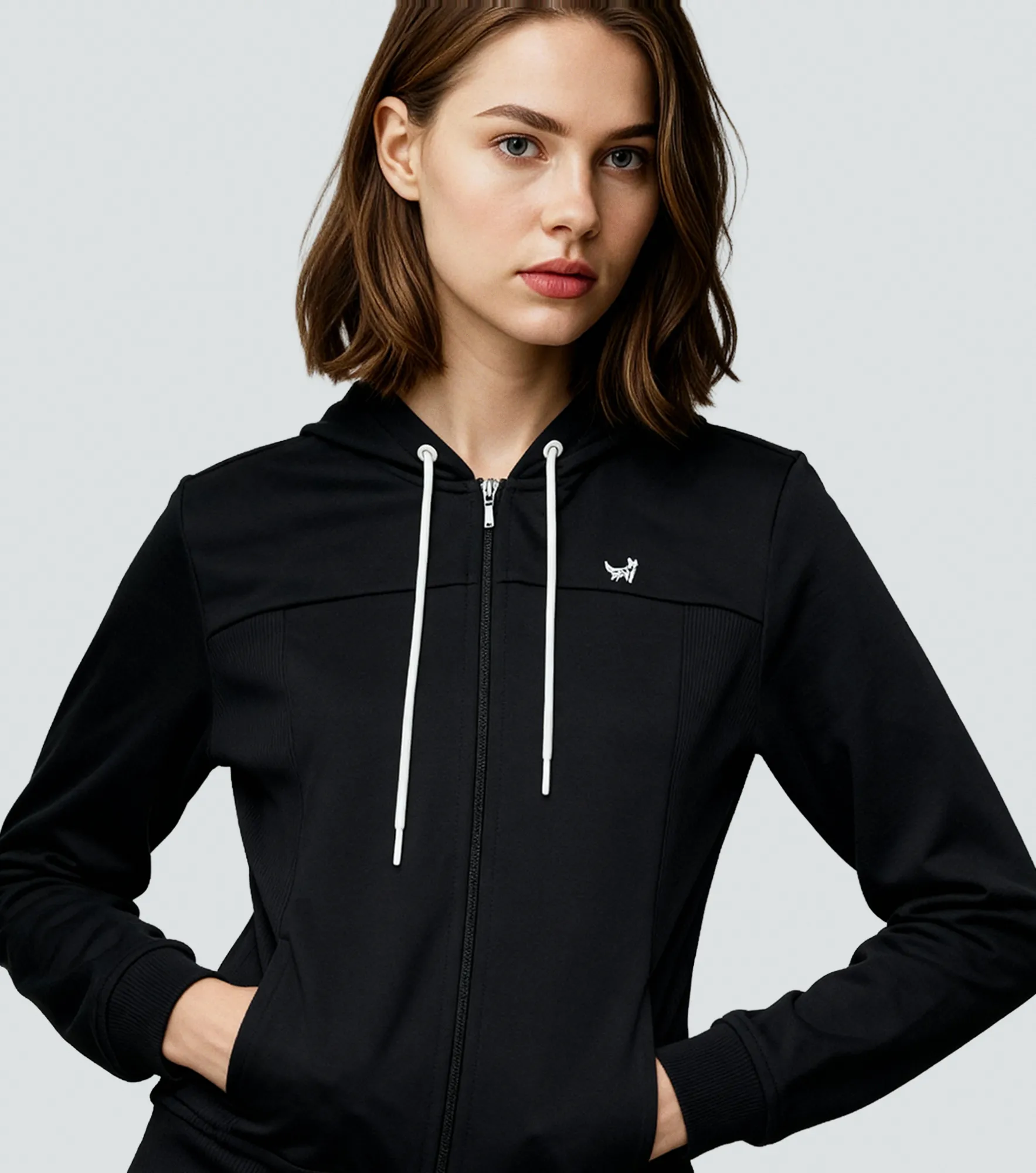 Yorli Buzo Unicolor Con Capota Y Estampado UnserNG